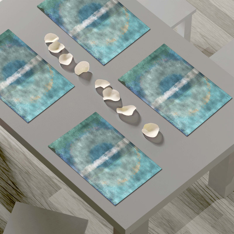 Polyester Abstract Rectangle Placemat
