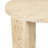 22" Louva Carved Marble Accent Table