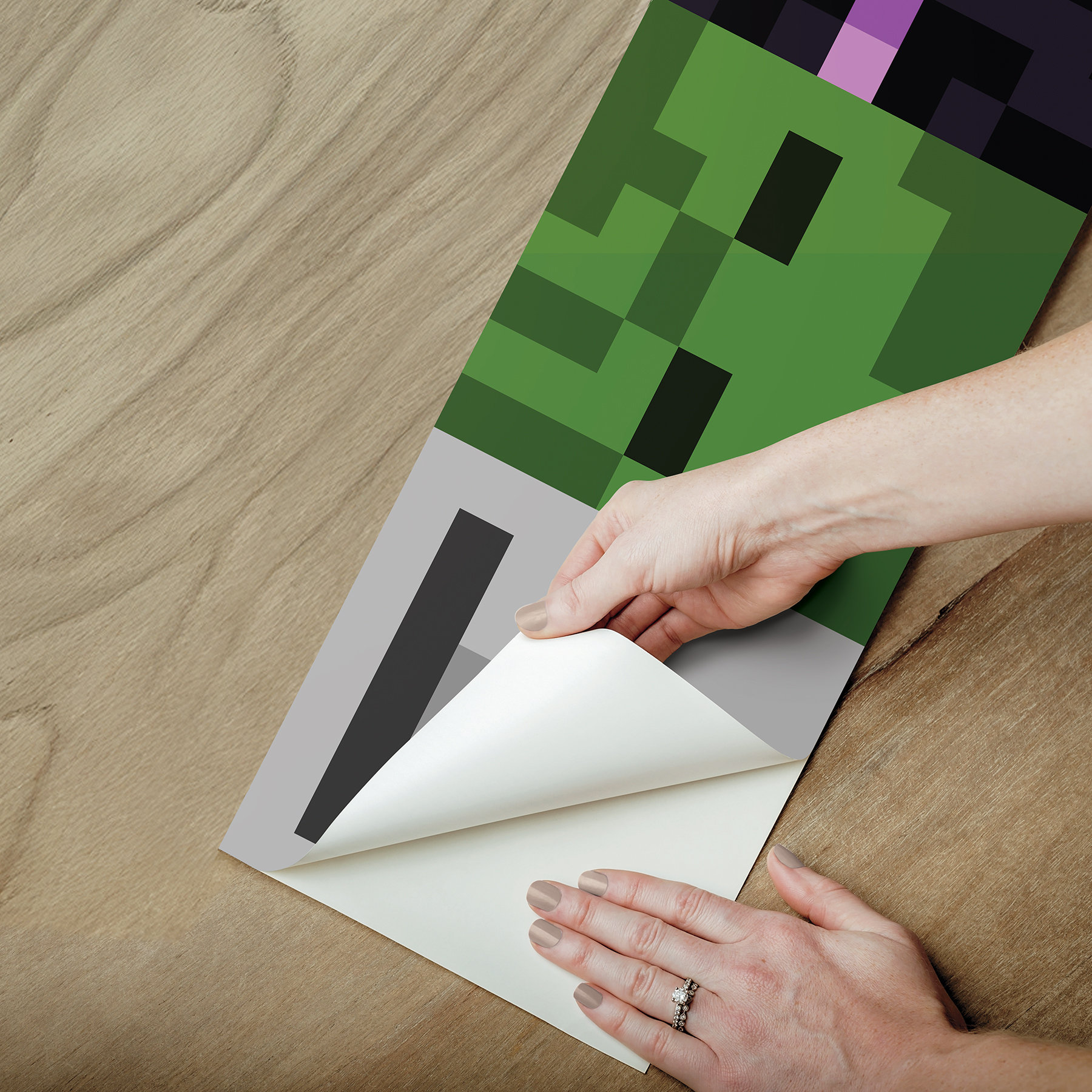 Room Mates Minecraft Hostile Mobs Peel and Stick Border - Wayfair Canada