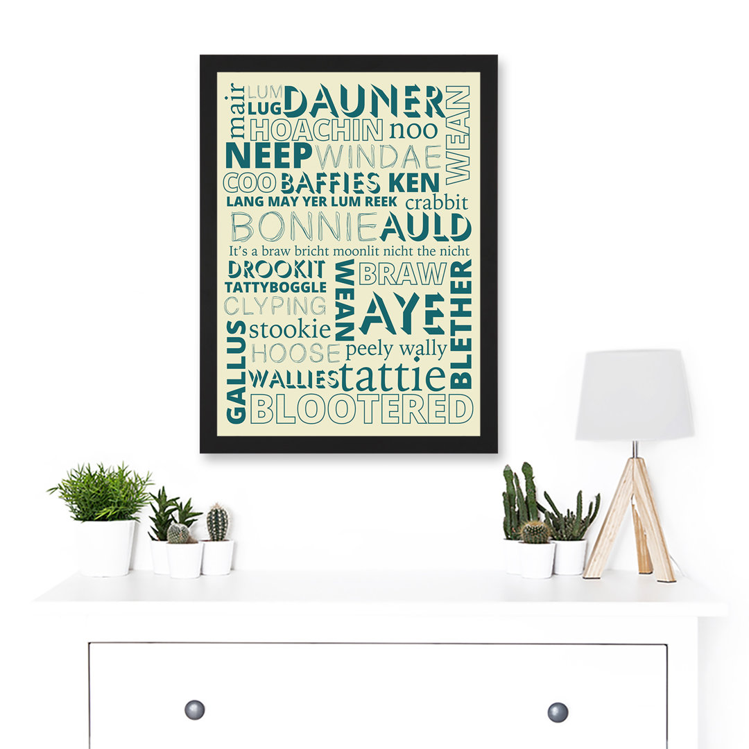 Quote Scottish Scotland Sayings Words - Print