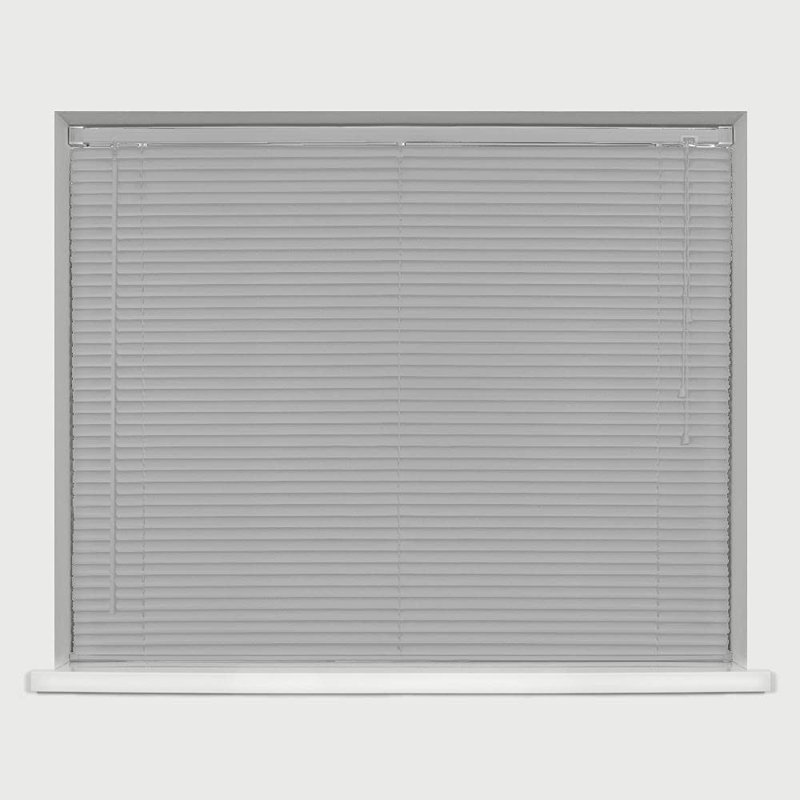 PVC Room Darkening Venetian Blind, 150 cm L x 225 cm W, Grey
