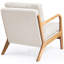 Fauteuil d'appoint avec coussin confortable comme un nuage et accoudoirs en bois-1967624280