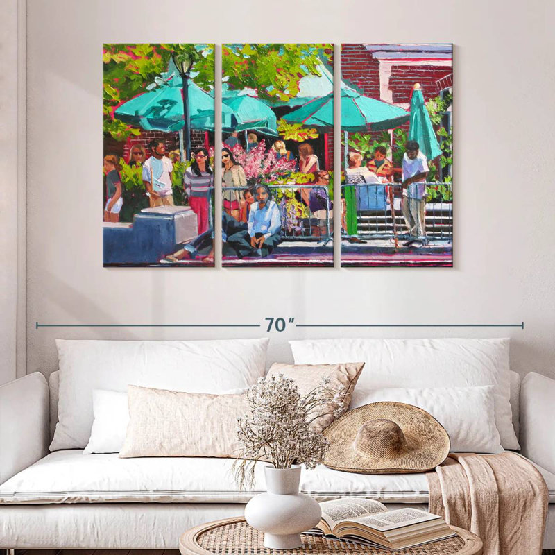 Nicci Summer In Central Park, 32" H x 50" W