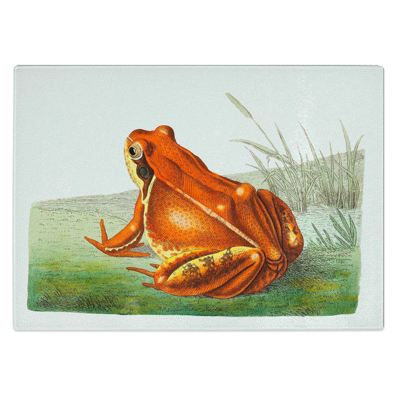Glass Frog by George Shaw Chopping Board, 39 cm W x 28.5 cm L