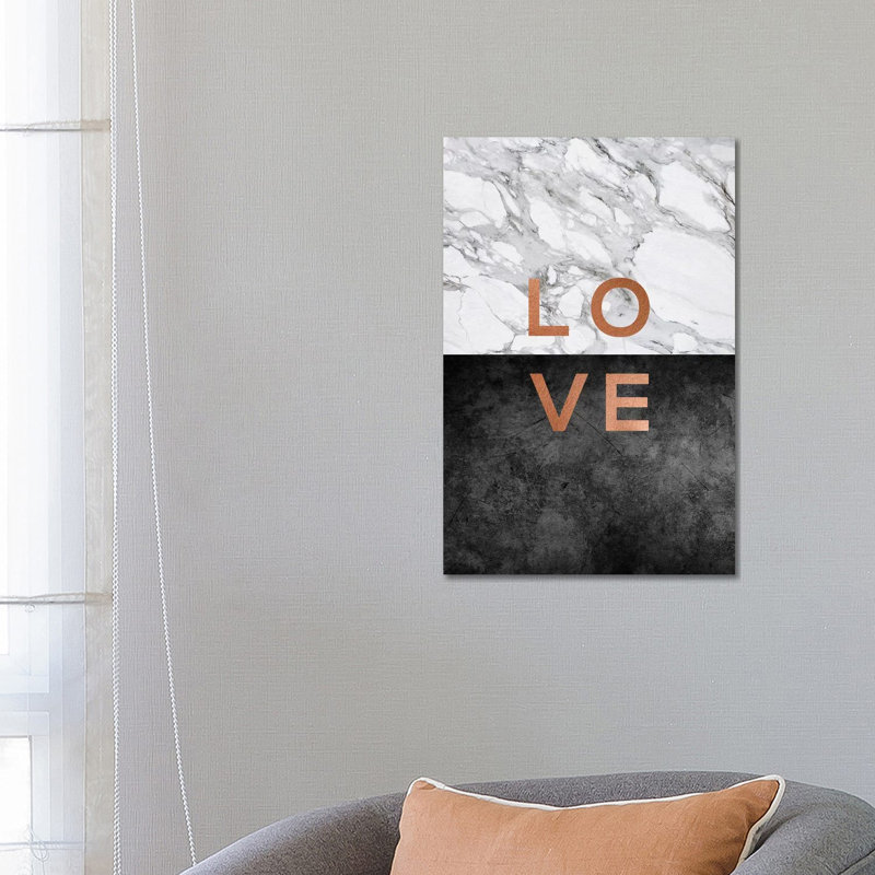 Love Copper by Orara Studio - Wrapped Canvas Print, 66.04 cm H x 45.72 cm W
