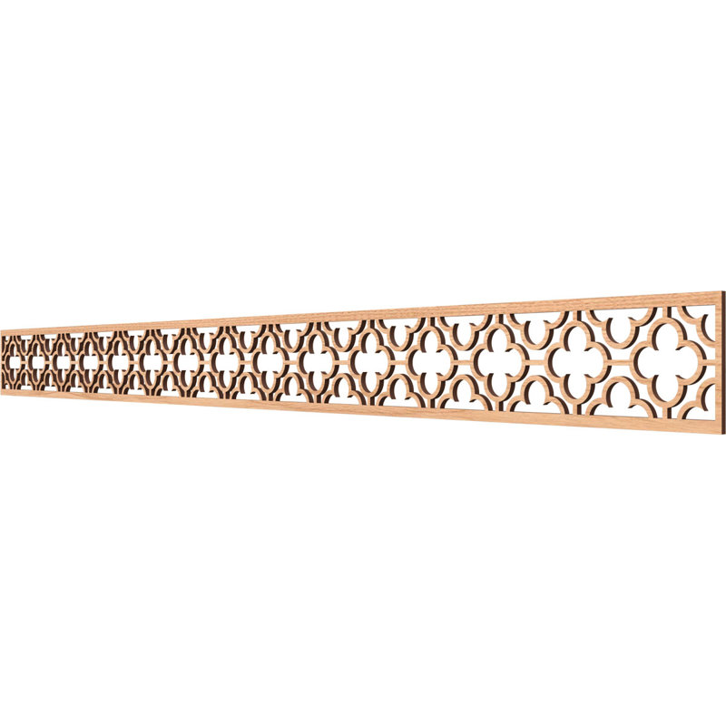 Moulure de Chicago, Noyer blanc, H 4 po x l 46,375 po x P 0,25 po