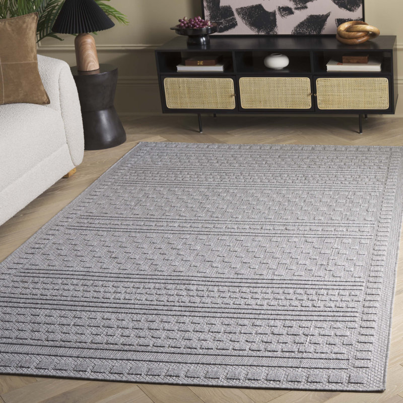 Tapis d'intérieur / extérieur de couleur unie Karlernst Performance, Rectangle 5 pi 3 po x 7 pi 6 po