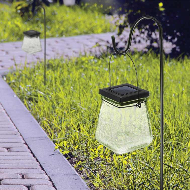 Timmy 8.1'' Solar Powered Integrated LED Outdoor Lantern