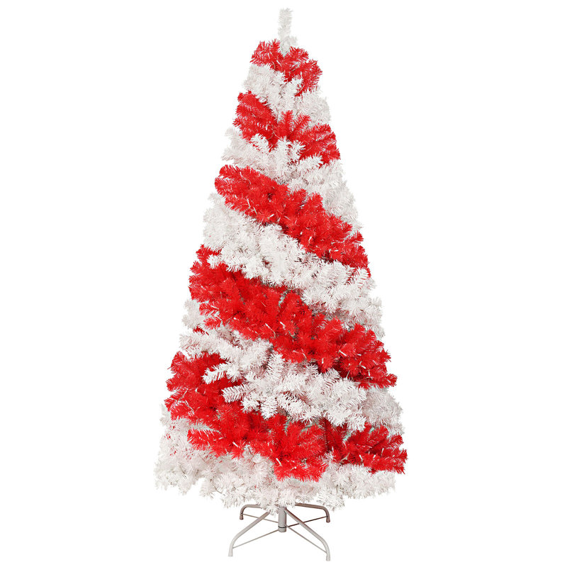 Arbre de Noël artificiel 6 pi avec 300 lumières DEL et 900 branches pliables