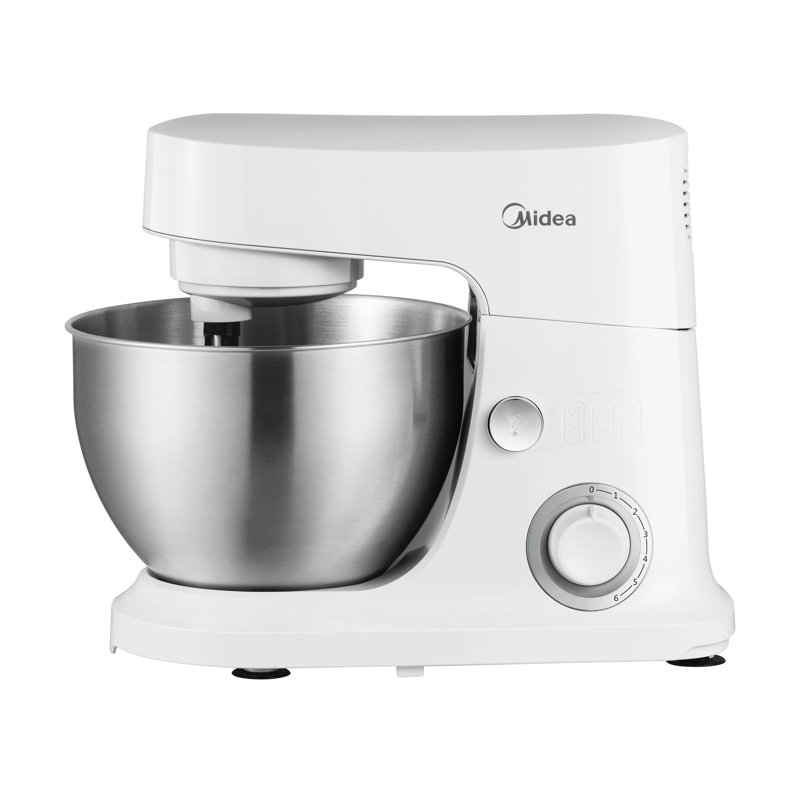 Midea 5-quart 300-watt Tilt-head Stand Mixer,, White