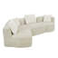 Canapé modulaire modulaire avec coussin moelleux-129225533