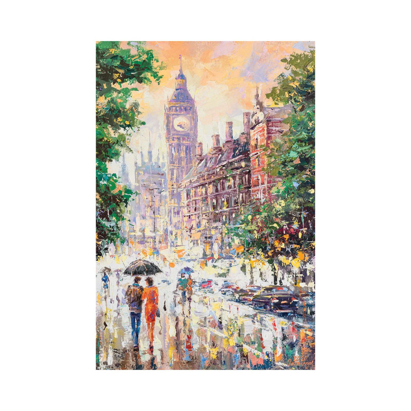London by Andrej Ostapchuk - Painting on Canvas, Wrapped Canvas, 101.6cm H x 66.04cm W x 3.81cm D