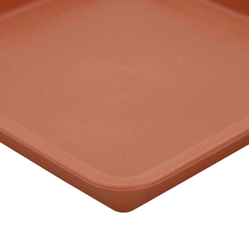 Plant Stand, 2cm H x 18cm W x 18cm D, Brick Red