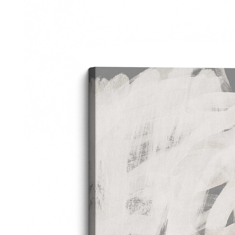 «Abstract Brushtrokes Neutral» par Iris Lehnhardt, reproduction d'art sur toile, H 12 po x l 18 po, Toile tendue