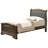 Louis Phillipe Bed With Faux Leather Panel Headboard-1603096484-1603096489
