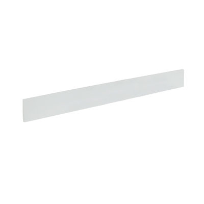 30.2" x 3.5" White Quartz Backsplash For Vanity Top