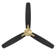 54" Blitzen 3 - Blade Smart Ceiling Fan With Remote Control Included, Works With Google Assistant, Amazon Alexa, iOS And Android APP