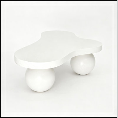 Abstract Irregular Shape Ritner with Ball Legs