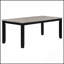 Centera Black 5-Piece Dining Table Set, Combining Rustic Charm With Modern Elegance For Versatile Home Decor.-754650846