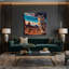 «Southwestern Animals Owl 41», art mural sur toile brune-1806563527