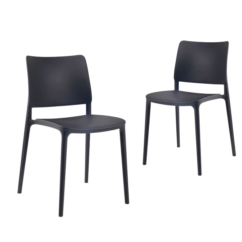 Chaise de terrasse empilable Maggiorina, Anthracite