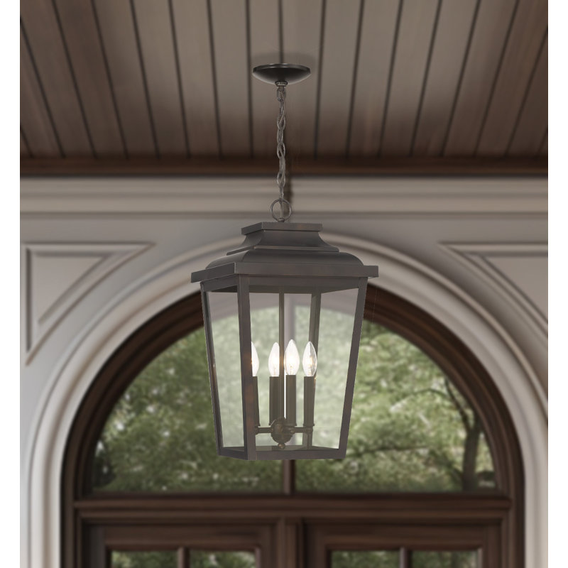 Irvington Manor - Lanterne suspendue à chaîne Xl, H 21,63 po x l 12,5 po x P 12,5 po