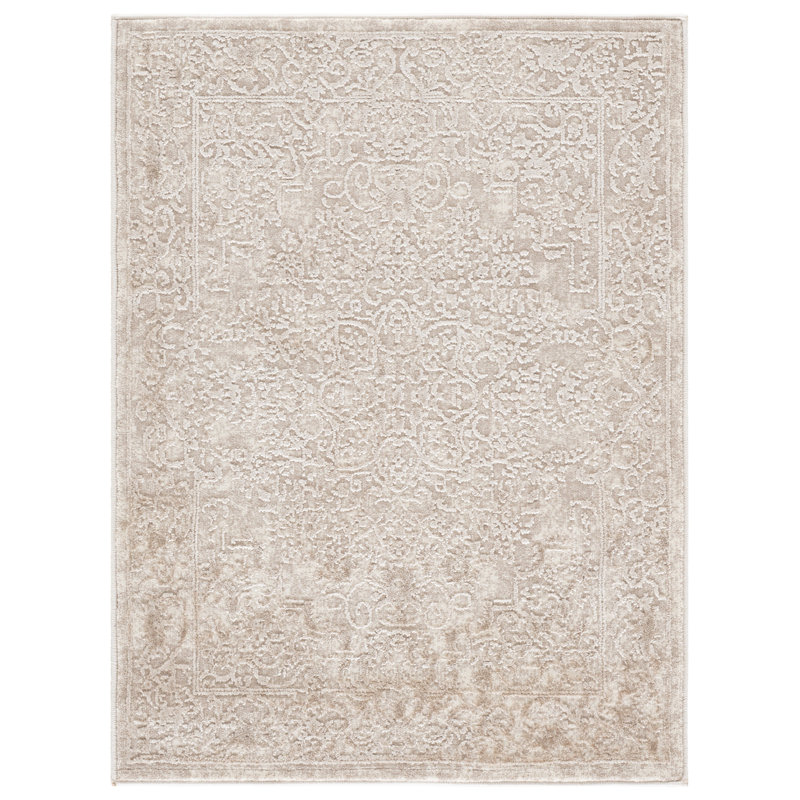 Tapis beige / crème Calidia, Rectangle 2 pi 3 po x 3 pi