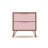 Rockefeller 20" Mid-Century Modern 2-Drawer Nightstand in Pink-1020609013