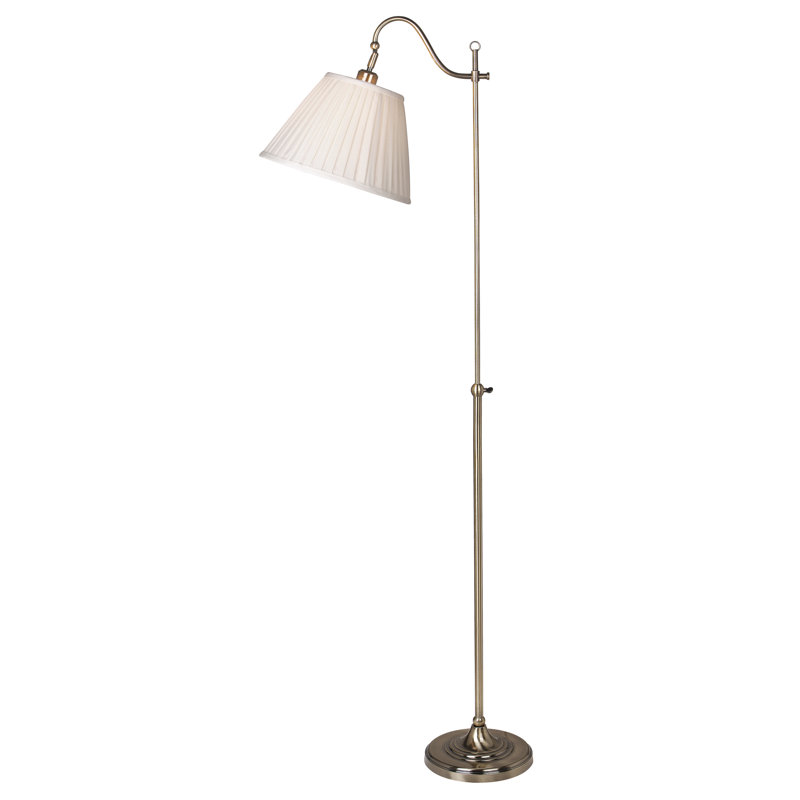 167cm Task Floor Lamp, Antique Brass