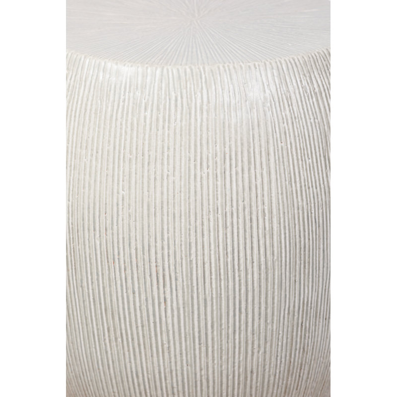 Sunburst Garden Stool, Olive Semi Gloss