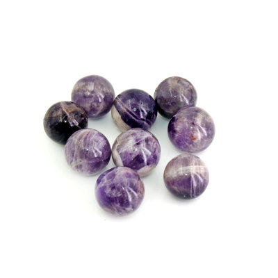Natural Polished Gemstone Sphere, Decorative Accent, Smooth Ball Home Decor, 15-25mm