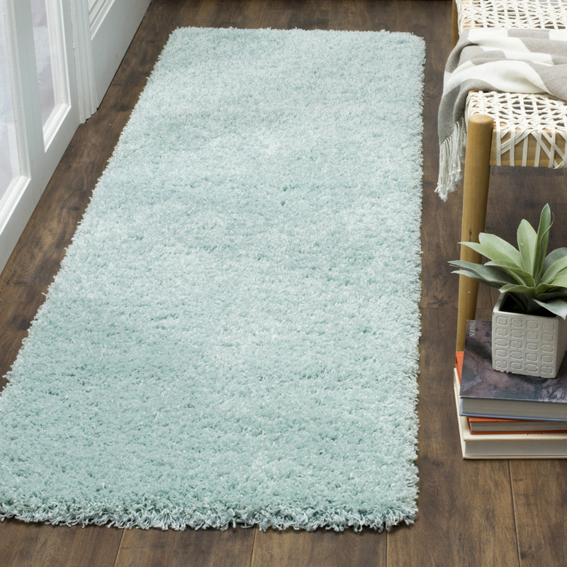 Tapis bleu Colin, Carré 6 pi 7 po