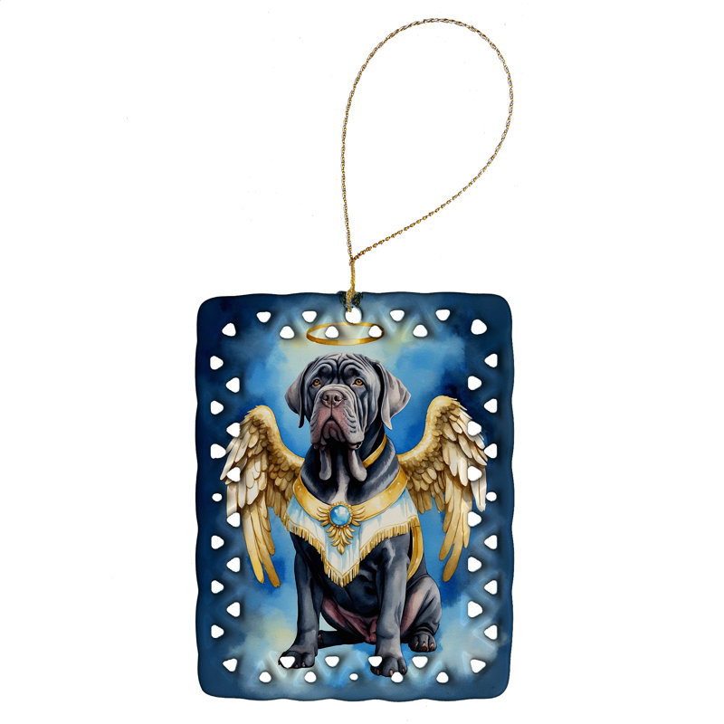 Ornement en porcelaine napolitaine «My Angel», Mastiff napolitain 7039