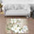 Contemporary Style With Pile Soft Printed Rug Featuring Intricate Floral and Geometric Design Ideal for Upscale Living Room or Office Decor-1441199340