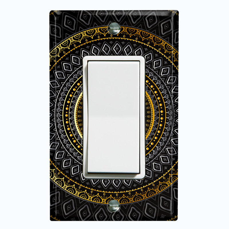 Plaque murale décorative / bascule Mandala