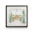 Satin Black Floater Framed