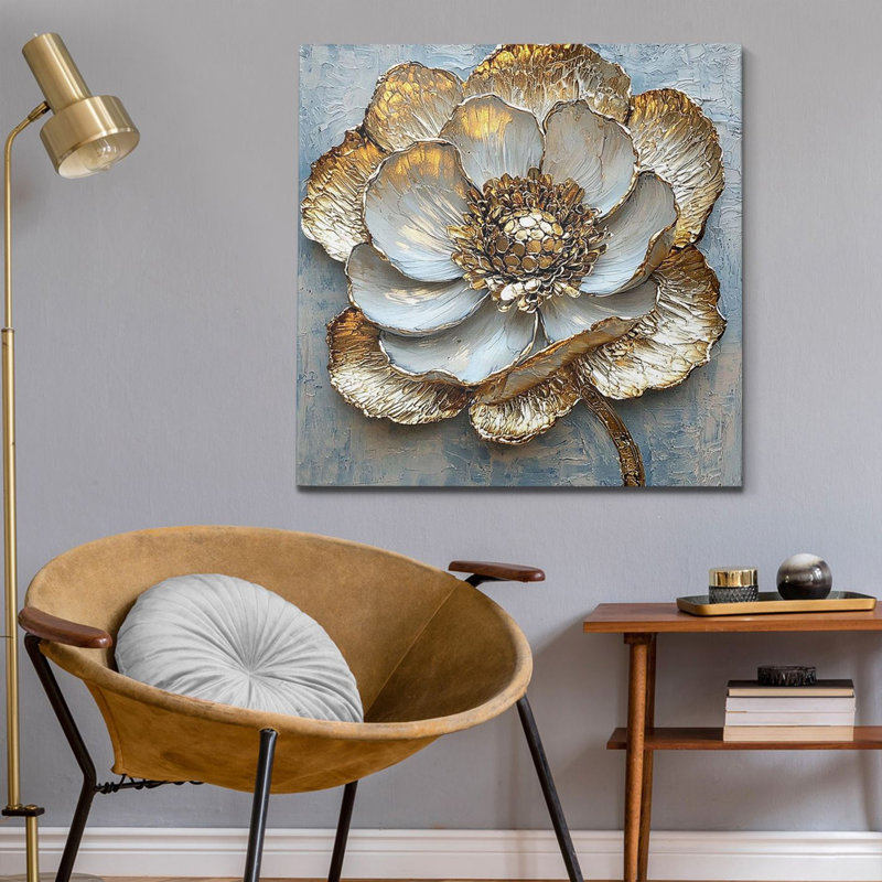 Peinture décorative sur toile, 27.6" H x 27.6" W