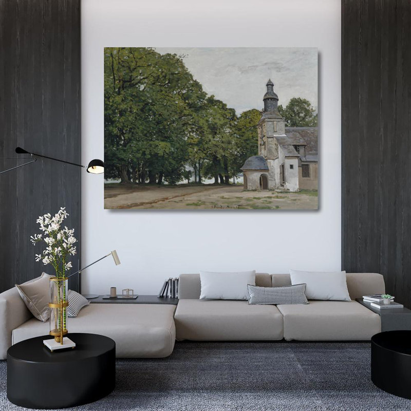 La chapelle Notre-Dame de Grace à Honfleur, H 36 po x l 48 po