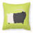 Necked Goat Check Outdoor Throw Pillow-23813437-48710523
