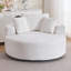 Fauteuil demi-tonneau pivotant en chenille-332416682