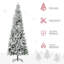 Arbre de Noël artificiel pin enneigé 9 pi