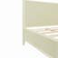 Lit plateforme à baldaquin en bois avec panneaux cannelés et support à lattes-130001200-130001196