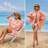 Ensemble de 2 serviettes de plage en coton de la même taille-895350734