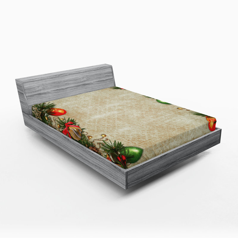 Multicolore Ambesonne Christmas, Full Sheet Set