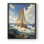 NAUTICAL Series CCCCXXV - Impression encadrée de qualité supérieure - Prêt à être accroché - Aucun clou requis-1668483586-1668483584