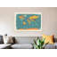 « rétro politique map of the world i » par michael tompsett, impression sur toile-31920856-73552972-73552978