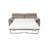 Saahirah Modern Faux Leather Sofa Bed - Convertible Pull-Out Sleeper Couch with Memory Foam Mattress, Compact Design for Small Spaces-1334971080