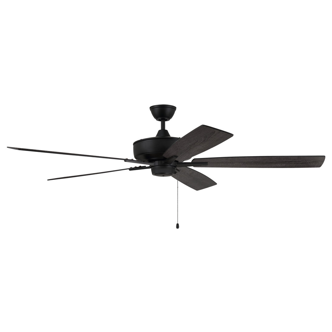 60" Super Pro 60" Fan 5 - Blade Standard Ceiling Fan with Pull Chain Craftmade 