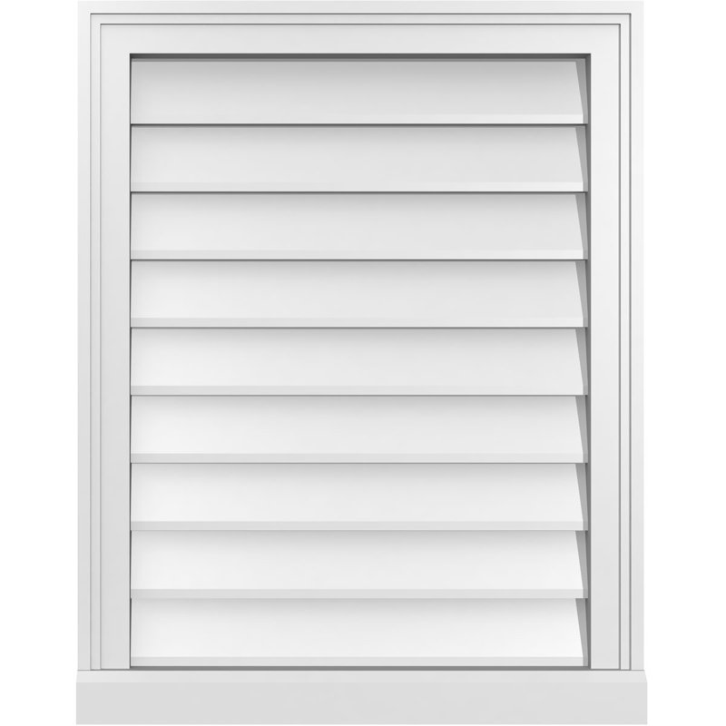 Cadre de seuil Brickmould, brun clair apprêté, H 28 po x l 22 po x P 2 po