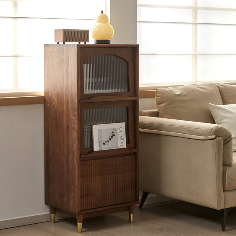 Petite armoire d'appoint à porte rabattable
